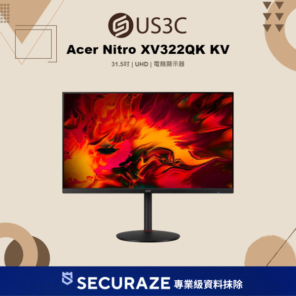 Acer 宏碁 Nitro XV322QK KVbmiiphuzx 電競顯示器 31.5吋 UHD